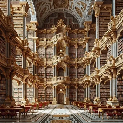 a castle, uma biblioteca de a castle,  light marble hall , spacious place, many books, beautiful, high, illuminated, janelas grandes e elegants, royalty, elegant,  marble-clad wood , elegants prateleiras, old books ,  large chests of drawers , highs e lind...