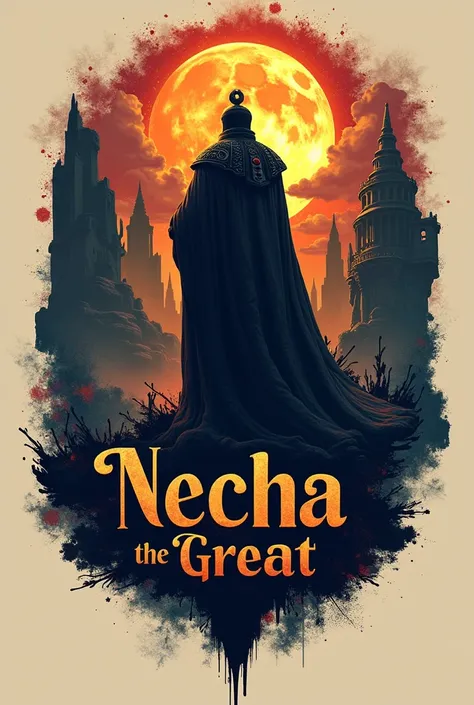 Design a  logo with the name NECHA the great, dont use human at the background instead use the good background 