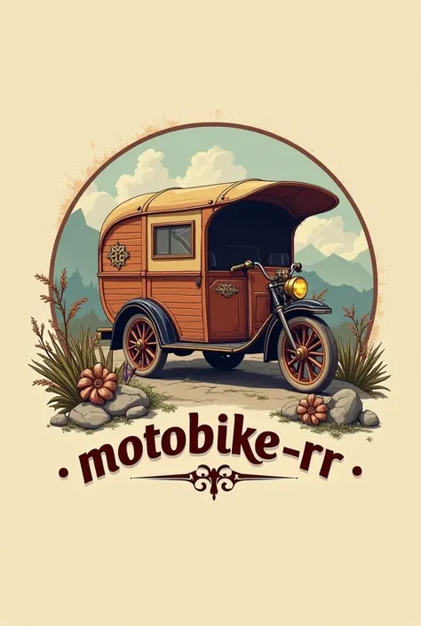 A logo that says Motobike-RR and resembles a paymasters caravan