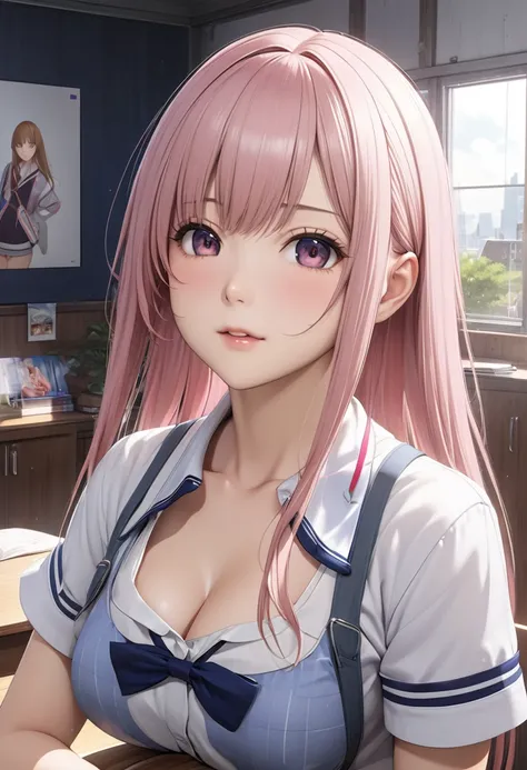 anime girl with big  and big ass gets fucked by a guy, hyperrealistic schoolgirl, a hyperrealistic schoolgirl, smooth anime cg art, visual novel cg, oppai, photorealistic anime, realistic schoolgirl, close up iwakura lain, beautiful alluring anime teen, hy...