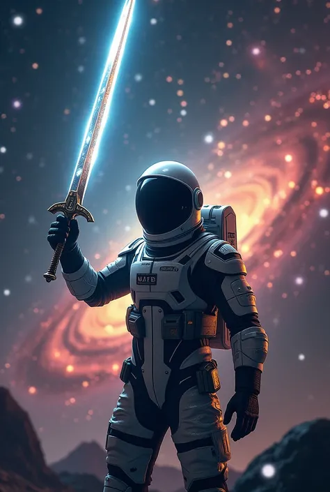 Astronaut and sword