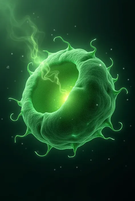 Image of a Human cell wall, inspired by Elphaba