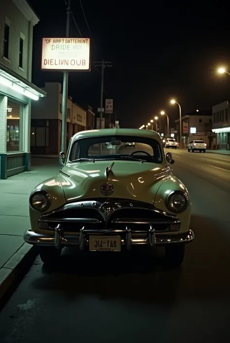 INT. STUDEBAKER - NIGHT 10
Frankie, Tommy and Tommy’s brother NICK DeVITO. Singing SILHOUETTES. Tommy drives.
11 EXT. STREET - DELI - NIGHT 11
The car, a beat-up 1948 Studebaker Commodore pulls up down the street from the deli. Frankie exits.