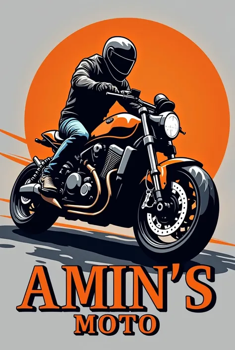 Amins Moto Logo