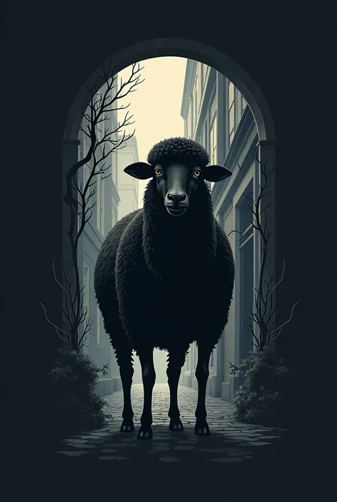 Black sheep hidden street logo