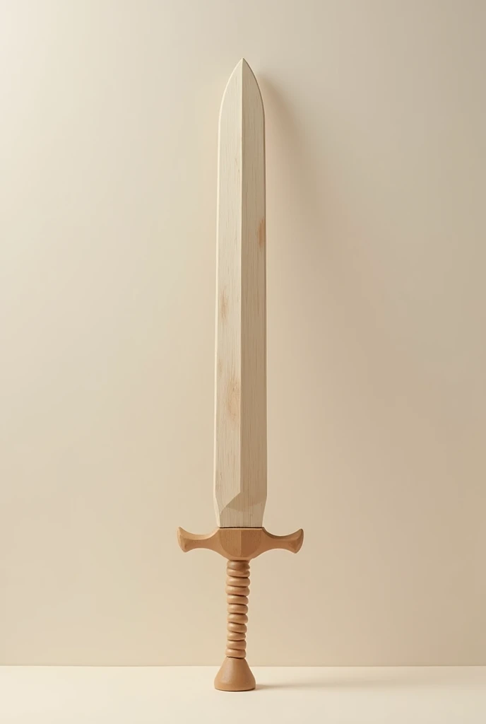 Minimalist design of a wooden sword