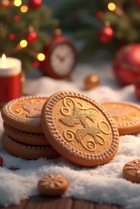 Create a desining of VIP plans for my Discord server involving coins in the shape of Christmas cookies