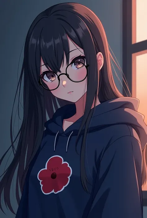 animé girl with glasses and long hair, animé visual of a cute girl, animé style. 8k, pin on animé, animé vibes, animé style 4 k, animé moe artstyle, animé aesthetic, animé girl desktop background, animé visuals, animé girl with real hair, ethereal animé, a...