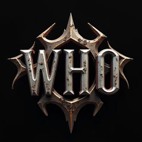 Metal band logo with the word WhoSaid