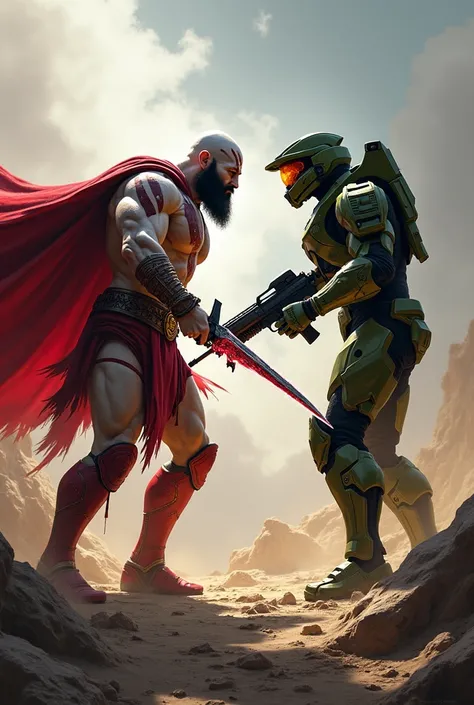 Masterchief vs Kratos

