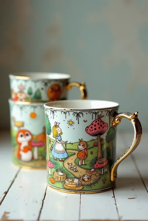 Alice in Wonderland mugs