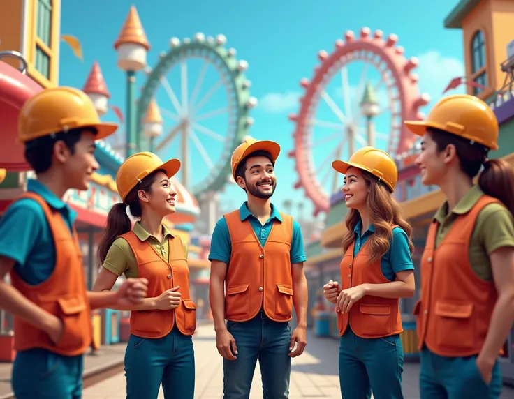 Organizational culture of amusement park workers