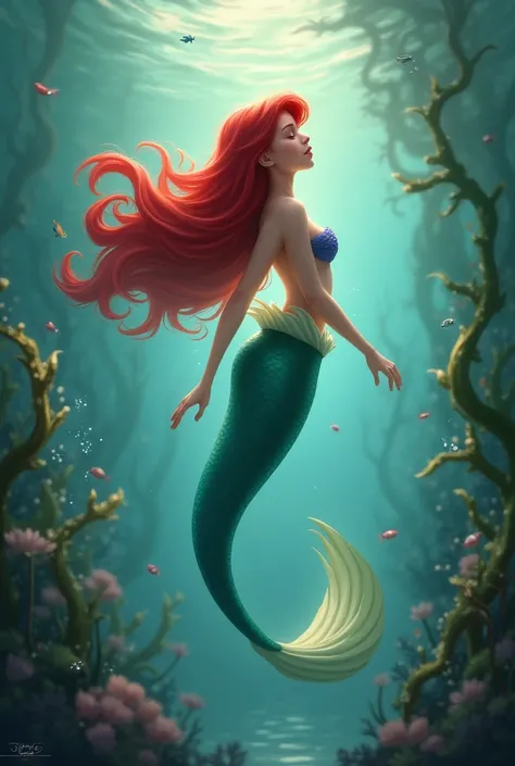 Ariel with nothing
