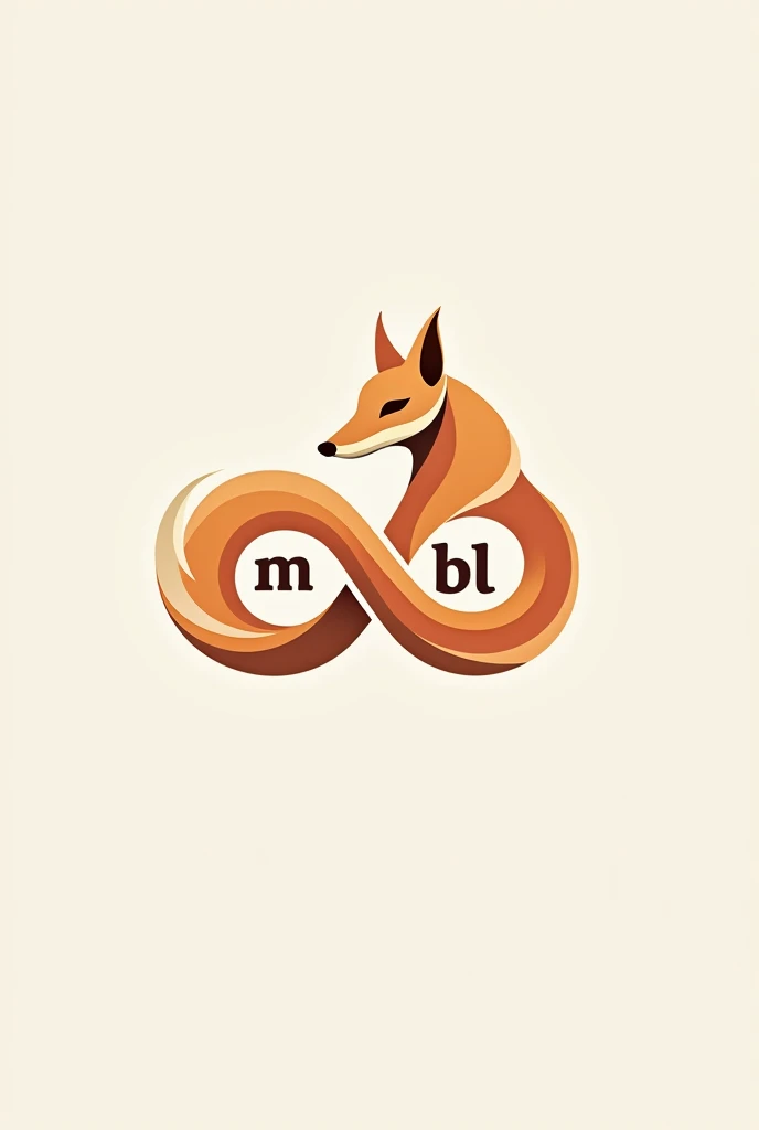 MAKE A LOGO WITH A FOX WRITTEN INFINITY MBL 