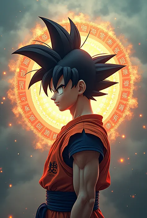 Kanji of Goku , The kanji Goku forms a mandala 