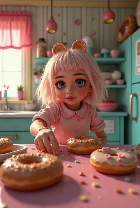 Please make melanie martinez stealing donuts