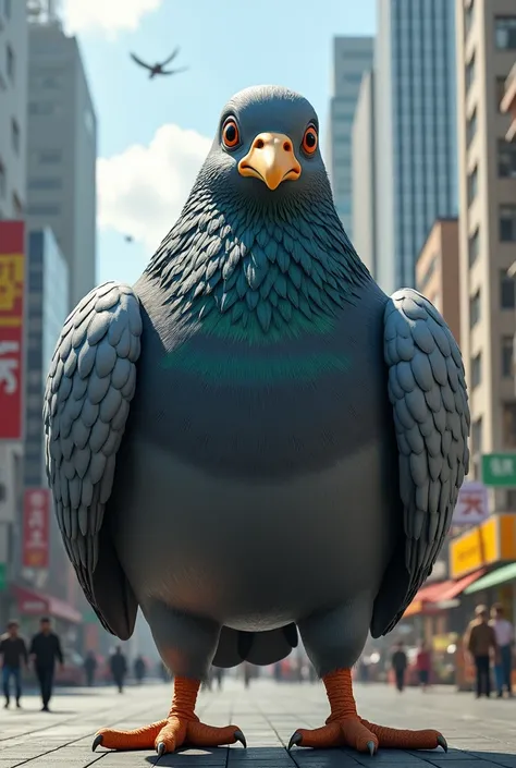 big pigeon suit