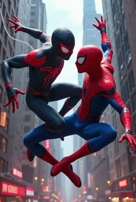  Spider-Man (peter) vs  Spider-Man (Miles)