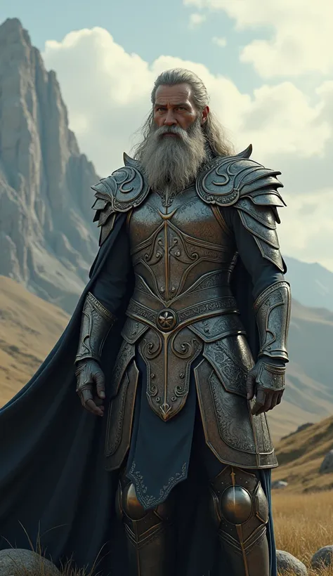 God Heimdall with a view capable of reaching great distances hyper realistic 