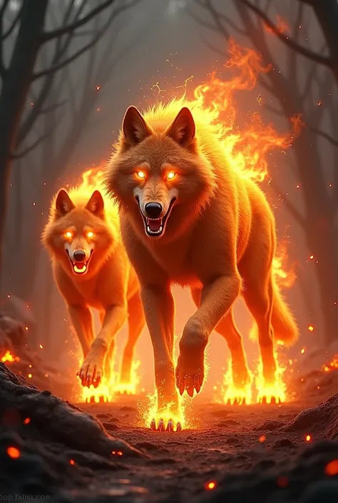 I want that image written FIREWOLVES 