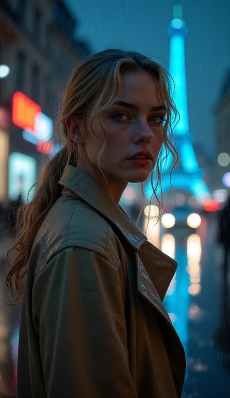 Beautiful Sony α7R IV, 1/320s, f/2.8, ISO 400, .Cinematic hyperrealism: Cinematic hyperrealism: imagine a highly visual image, imbued with raw emotion and melancholy. Cinematic photorealism: Use hyper-realistic textures, particularly for the skin, hair and...