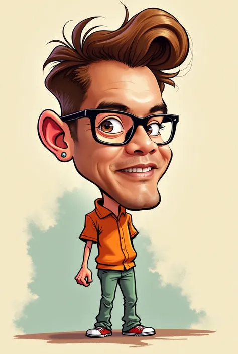 caricature style