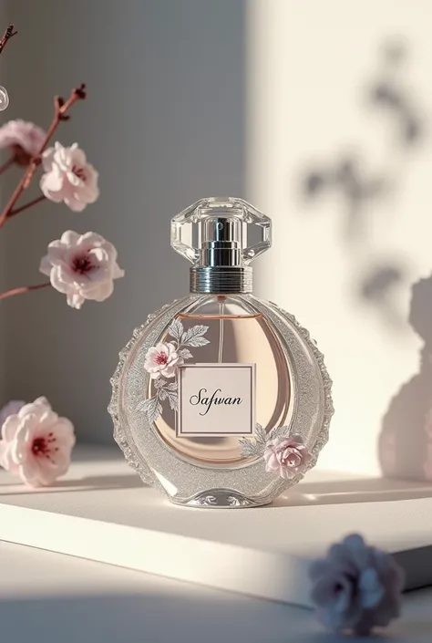 Please create a Perfume Bottle with SAFWAN name