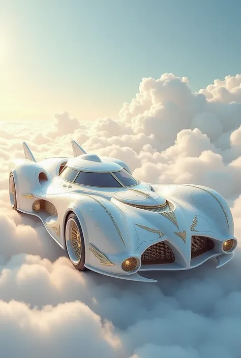 Batmobile Intricate heavenly exterior, super detail, design white paper