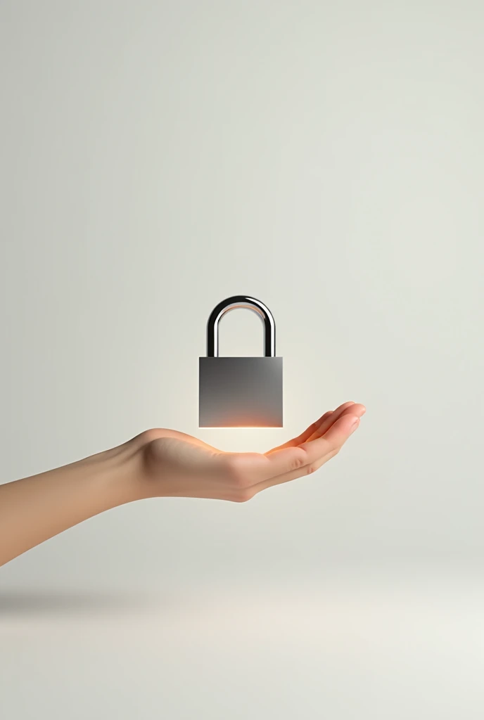 creative images of open lock  and a hand receiving money