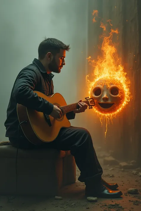 Listen to my music while I burn my friendly face 