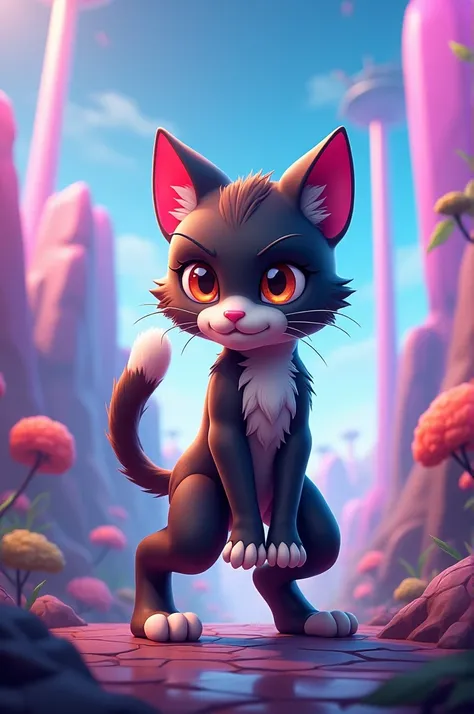 Has a una skin de fortnite de un gato
