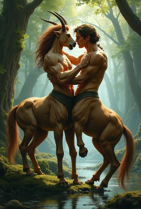 Centaur having gay sex