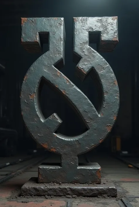 Army symbol in iron