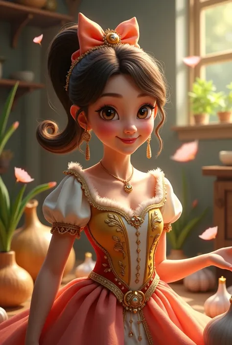 Disney female character onion garlic
