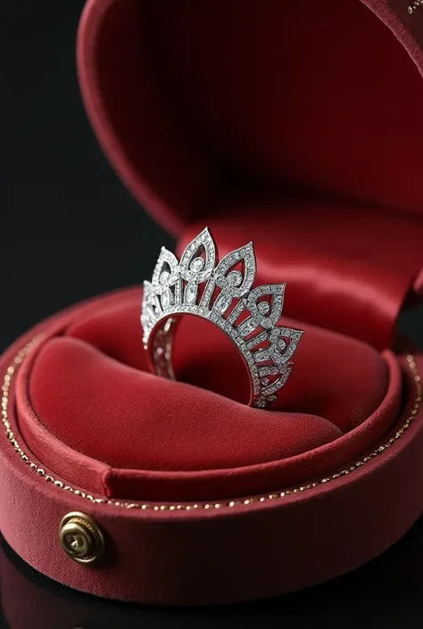 Chaumet Joséphine Tiara-Inspired Ring in a box 