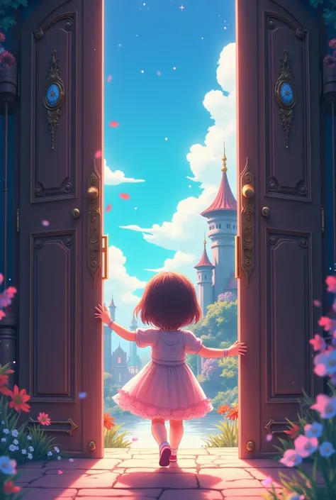 Loli opening the doors and seeing everything 