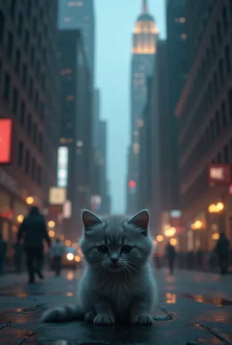 UN GATITO TRISTE EN NEW  YORK