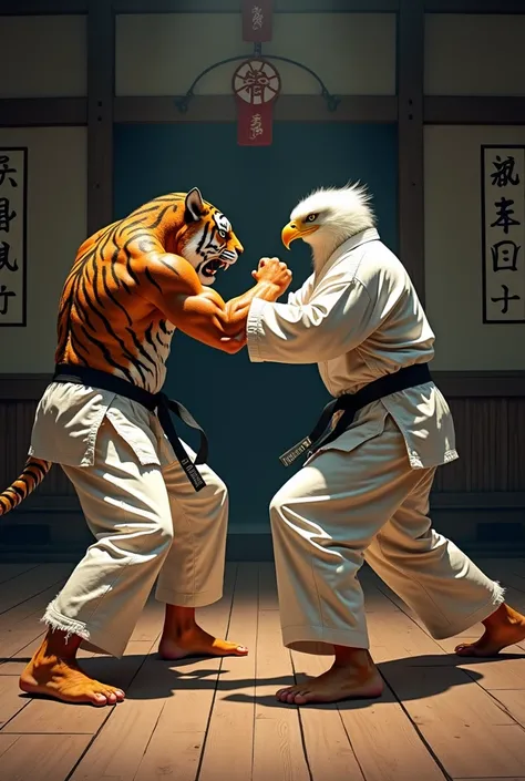 Karate Shotokan, tigre y tory