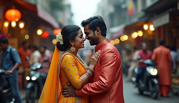 Photo of a couple from inside Mumbai