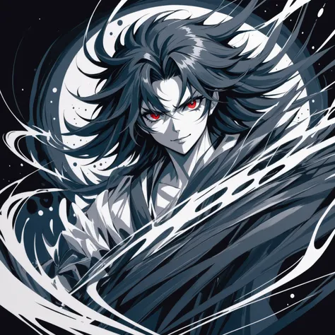  anime style ,  reminiscent of the intricate brushstrokes of a master painter , Lobo, fofo