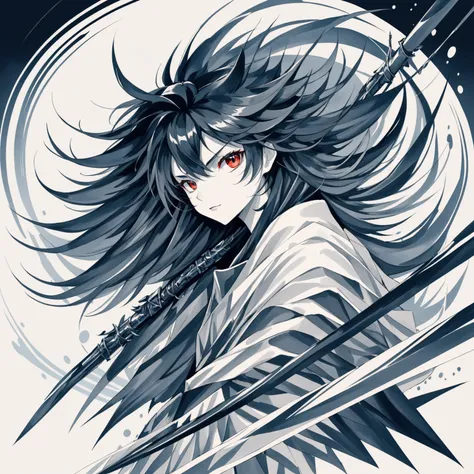  anime style ,  reminiscent of the intricate brushstrokes of a master painter , animal, Lobo, fofo