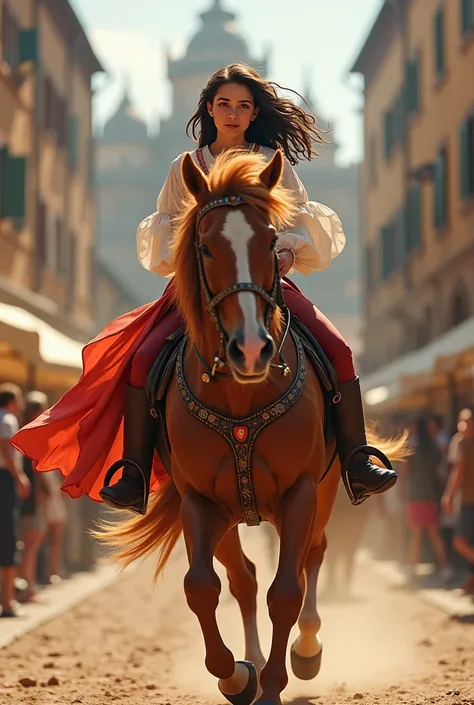 Camila and Tutu in the Palio