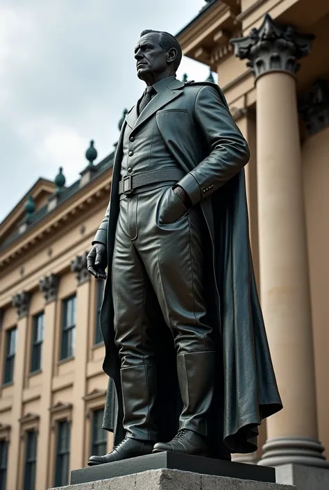 Statue of german politician Maximilian Krah