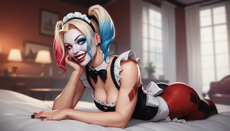 Harley Quinn sexy maid