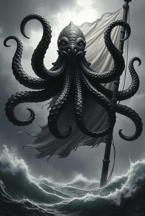 Kraken flag black 