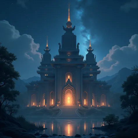 Temple of Dawn at Night 