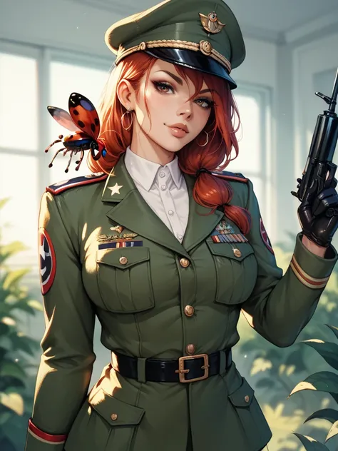 miraculou, ladybug, military uniform, war, sexy