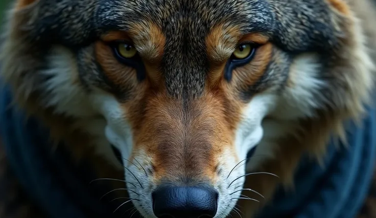 Masterpiece, 8K, professional photography, A man close up of his wolf-like eyes, very detailed