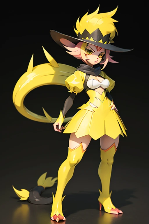 Female yellow monster pokemonai-fan style 