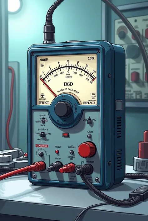 Characteristics of the ammeter 